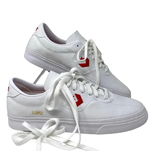 💖MEGA SALE💖Converse Louie Lopez Pro OX Low Top White Canvas Men’s A02416C - Picture 2 of 11